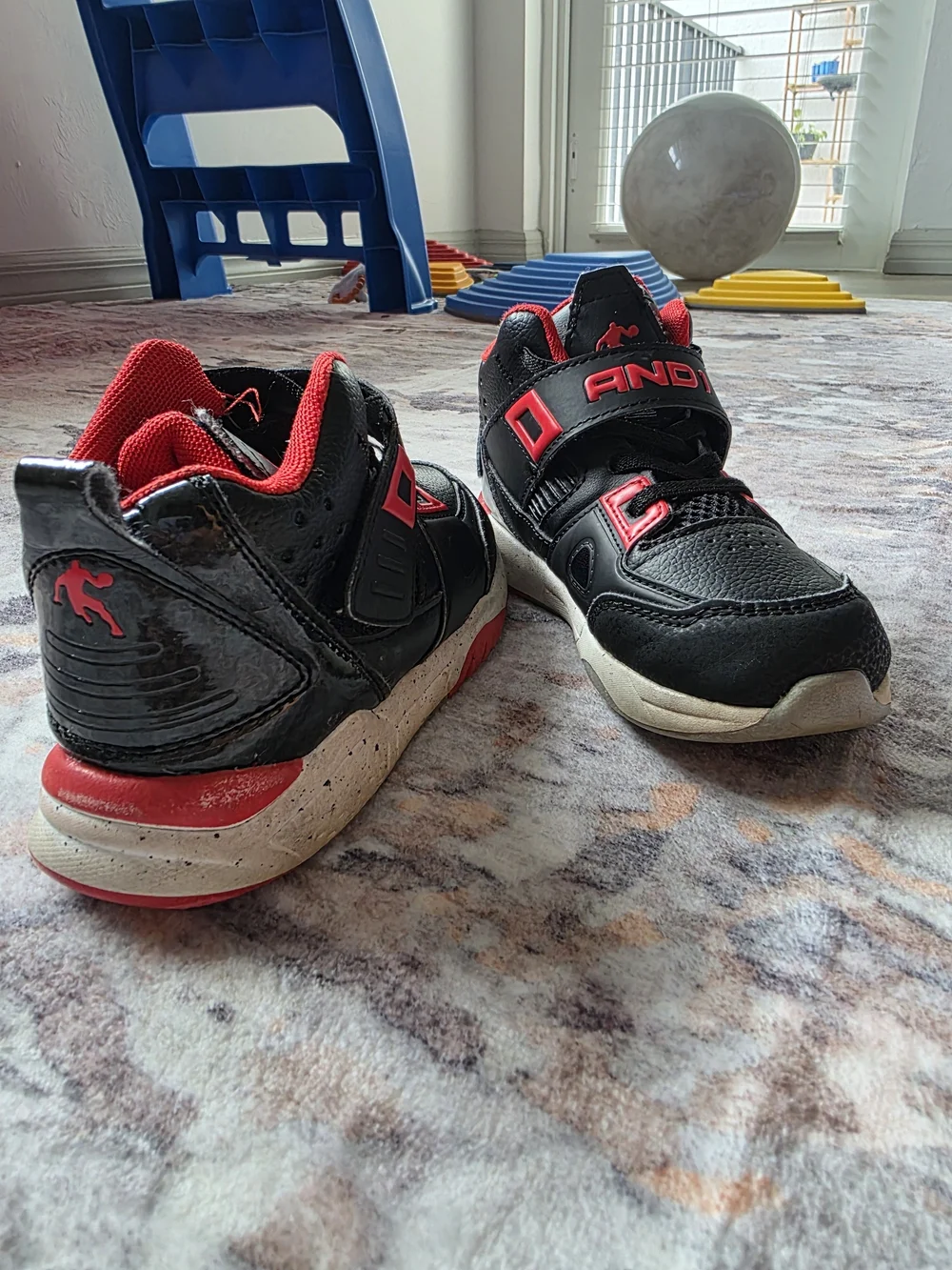AND1 Kids High-Top Basketball Sneakers - Size 11 US